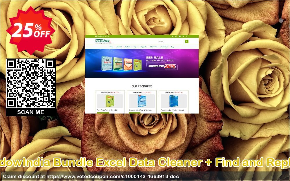 WindowIndia Bundle Excel Data Cleaner + Find and Replace Coupon, discount Christmas OFF. Promotion: awful discounts code of Bundle Excel Data Cleaner + Find and Replace 2024