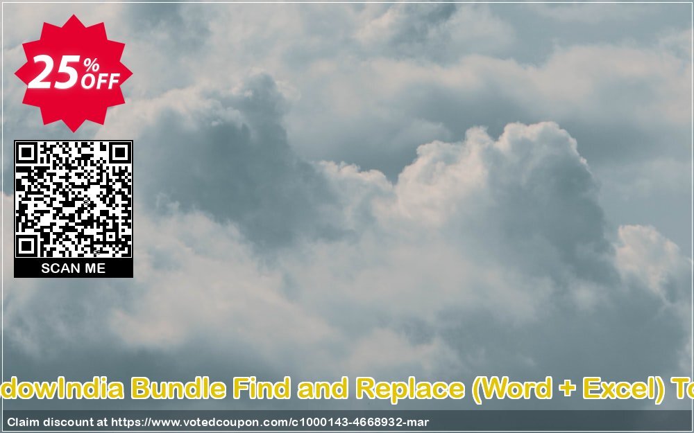 WindowIndia Bundle Find and Replace, Word + Excel Tools Coupon Code May 2024, 25% OFF - VotedCoupon