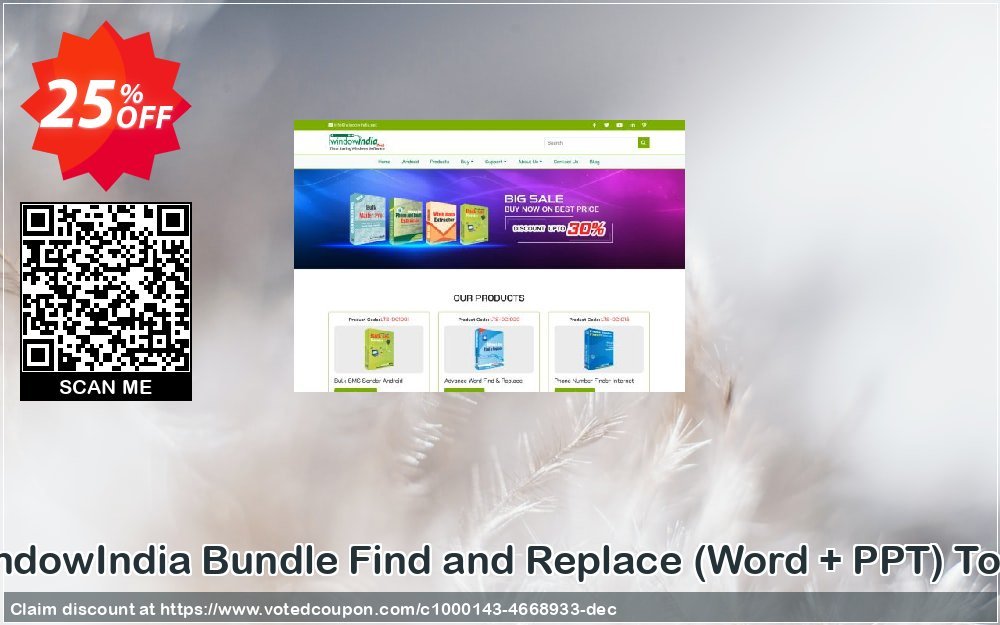 WindowIndia Bundle Find and Replace, Word + PPT Tools Coupon, discount Christmas OFF. Promotion: impressive promotions code of Bundle Find and Replace (Word + PPT) Tools 2023