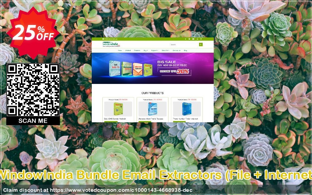 WindowIndia Bundle Email Extractors, File + Internet  Coupon, discount Christmas OFF. Promotion: marvelous promo code of Bundle Email Extractors (File + Internet) 2023