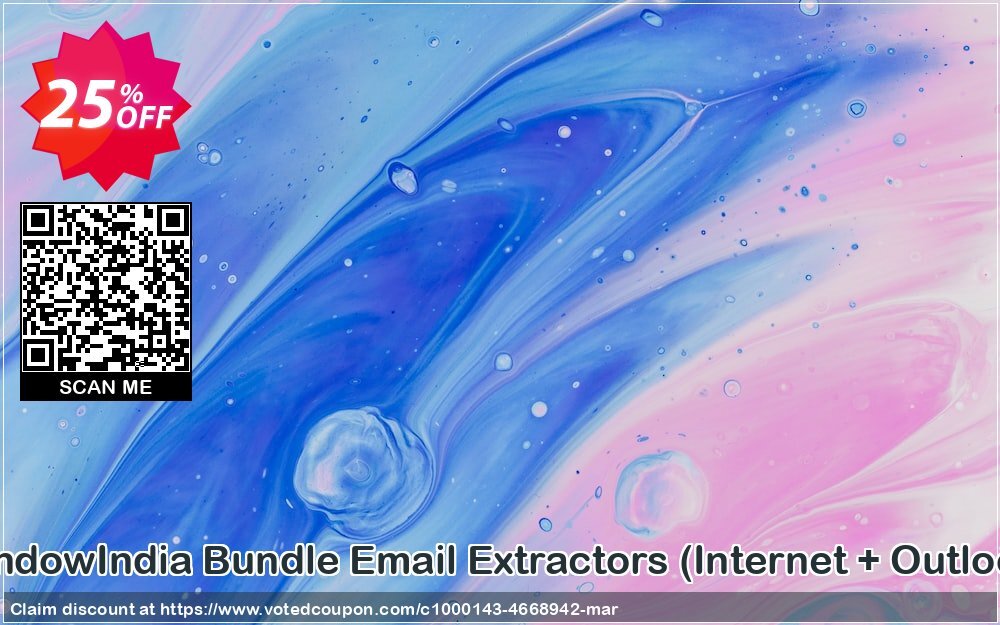 WindowIndia Bundle Email Extractors, Internet + Outlook  Coupon, discount Christmas OFF. Promotion: amazing deals code of Bundle Email Extractors (Internet + Outlook) 2024