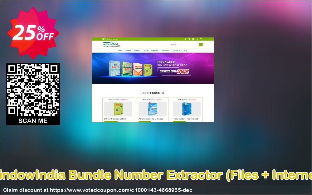 WindowIndia Bundle Number Extractor, Files + Internet  Coupon Code May 2024, 25% OFF - VotedCoupon