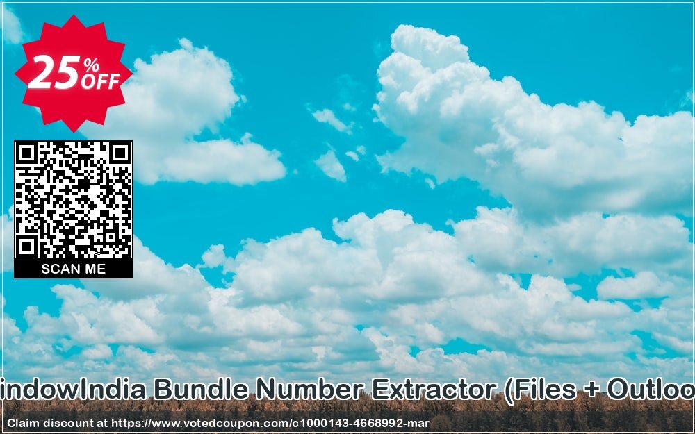 WindowIndia Bundle Number Extractor, Files + Outlook  Coupon Code Apr 2024, 25% OFF - VotedCoupon