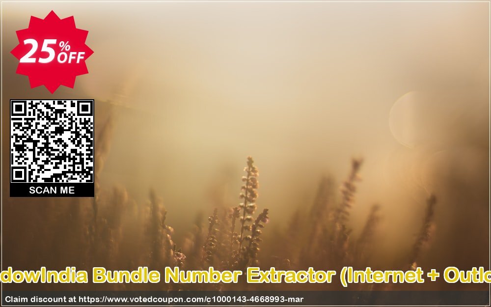 WindowIndia Bundle Number Extractor, Internet + Outlook  Coupon Code Apr 2024, 25% OFF - VotedCoupon