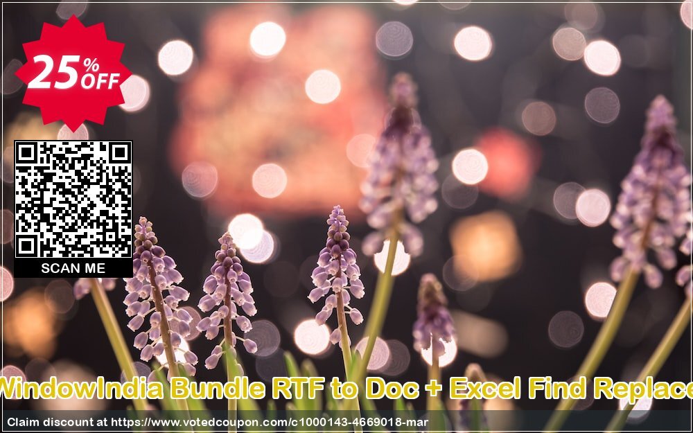 WindowIndia Bundle RTF to Doc + Excel Find Replace Coupon Code Apr 2024, 25% OFF - VotedCoupon