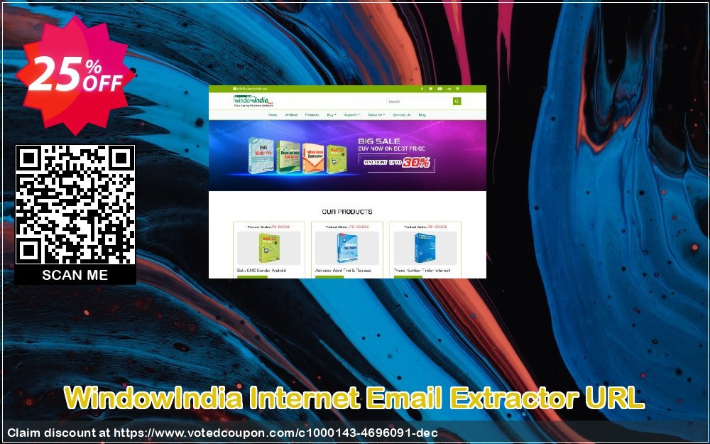 WindowIndia Internet Email Extractor URL Coupon, discount Christmas OFF. Promotion: amazing promo code of Internet Email Extractor URL 2024