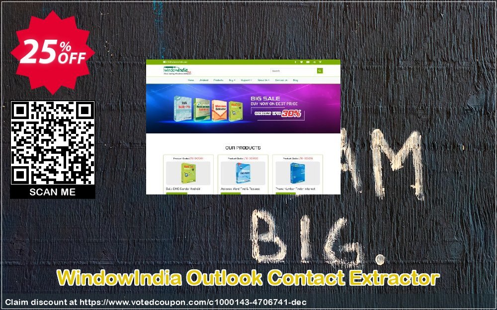 WindowIndia Outlook Contact Extractor Coupon Code Apr 2024, 25% OFF - VotedCoupon