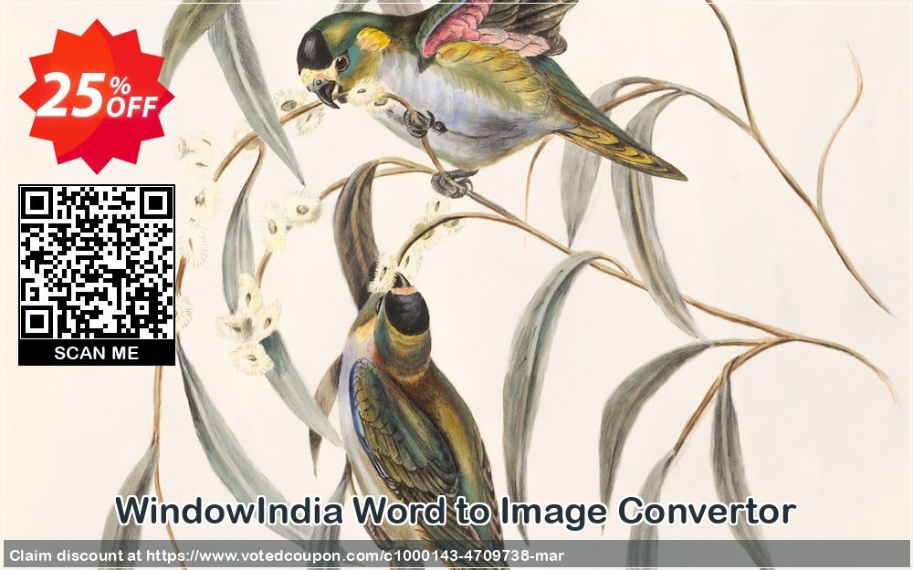 WindowIndia Word to Image Convertor Coupon, discount Christmas OFF. Promotion: dreaded deals code of Word to Image Convertor 2024