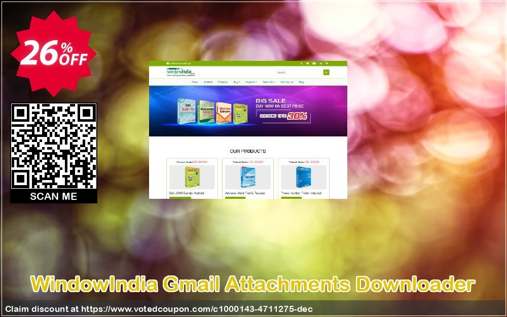 WindowIndia Gmail Attachments Downloader Coupon, discount Christmas OFF. Promotion: stirring discounts code of Gmail Attachments Downloader 2024