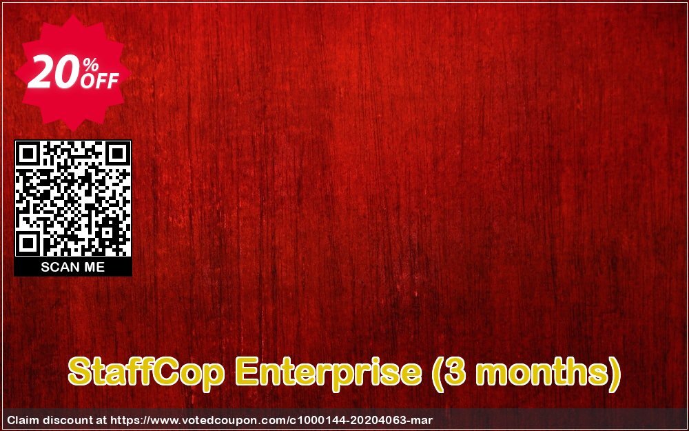 StaffCop Enterprise, 3 months  Coupon Code Apr 2024, 20% OFF - VotedCoupon