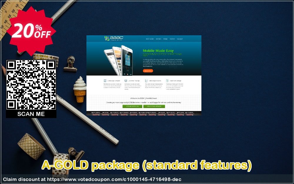 A-GOLD package, standard features  Coupon, discount 5. A-GOLD PACKAGE (D-I-Y ANDROID APP WITH STANDARD FEATURES) formidable promotions code 2023. Promotion: formidable promotions code of 5. A-GOLD PACKAGE (D-I-Y ANDROID APP WITH STANDARD FEATURES) 2023