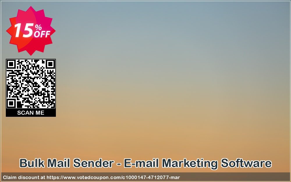 Bulk Mail Sender - E-mail Marketing Software Coupon Code Apr 2024, 15% OFF - VotedCoupon