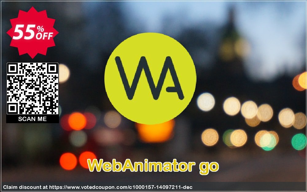 WebAnimator go Coupon, discount 55% OFF WebAnimator go, verified. Promotion: Amazing offer code of WebAnimator go, tested & approved