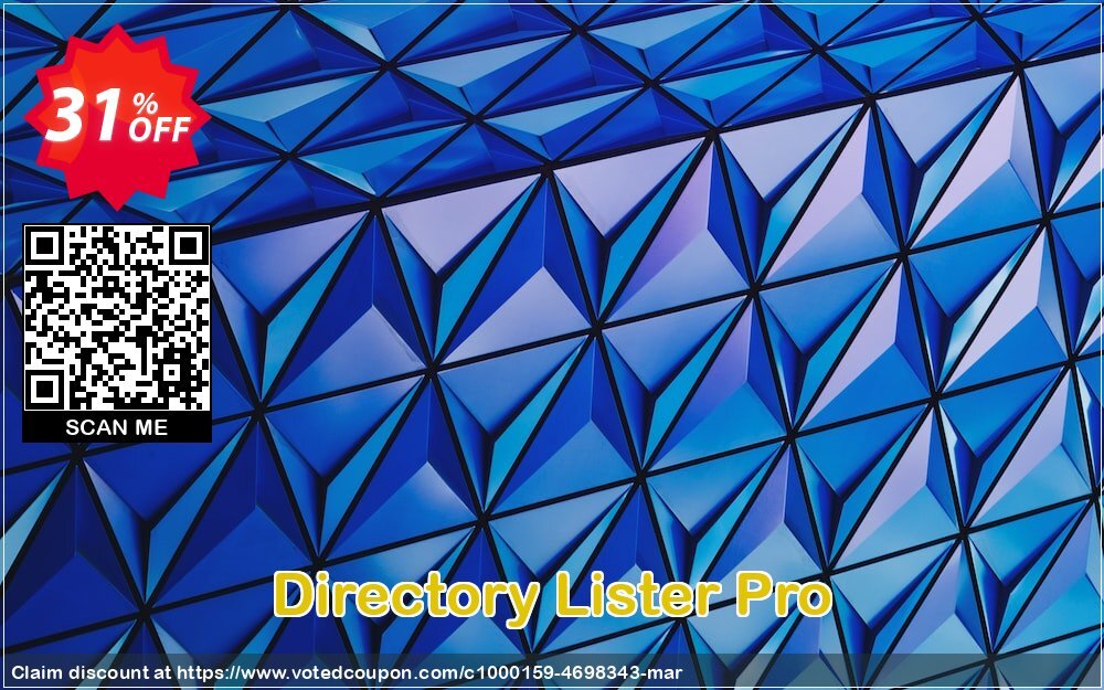 Directory Lister Pro Coupon, discount Directory Lister 30% off. Promotion: awesome offer code of Directory Lister Pro 2024