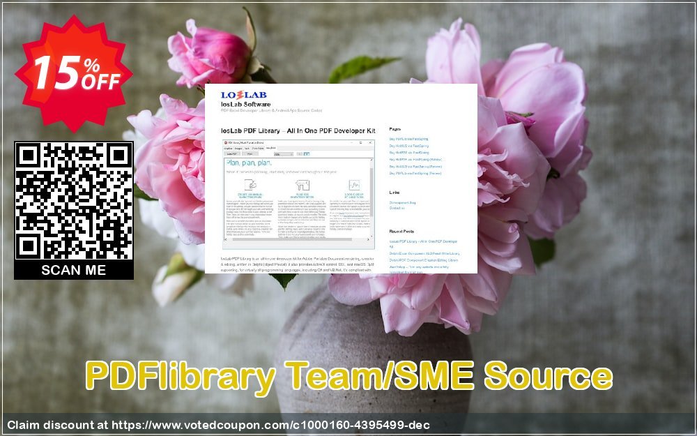 PDFlibrary Team/SME Source Coupon, discount 15% OFF. Promotion: hottest promotions code of PDFlibrary Team/SME Source 2023