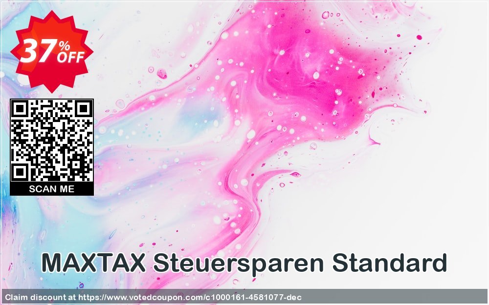 MAXTAX Steuersparen Standard Coupon, discount NEUKUNDEN-AKTION 2015. Promotion: excellent sales code of MAXTAX Steuersparen Standard 2024