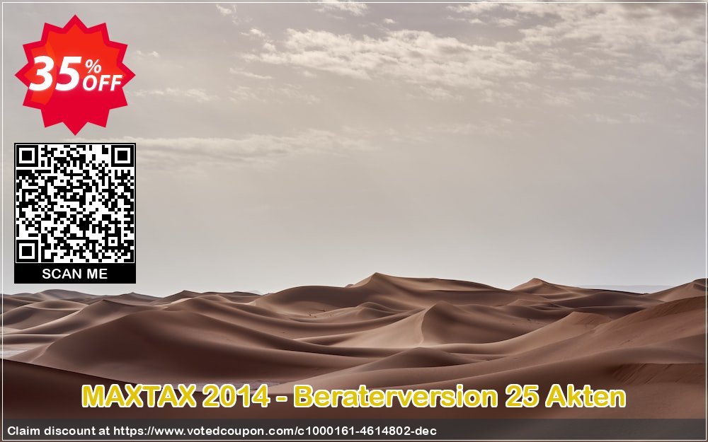 MAXTAX 2014 - Beraterversion 25 Akten voted-on promotion codes