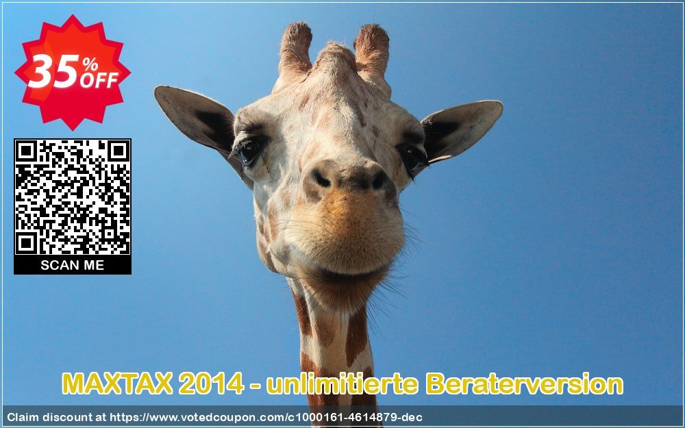 MAXTAX 2014 - unlimitierte Beraterversion Coupon Code Apr 2024, 35% OFF - VotedCoupon