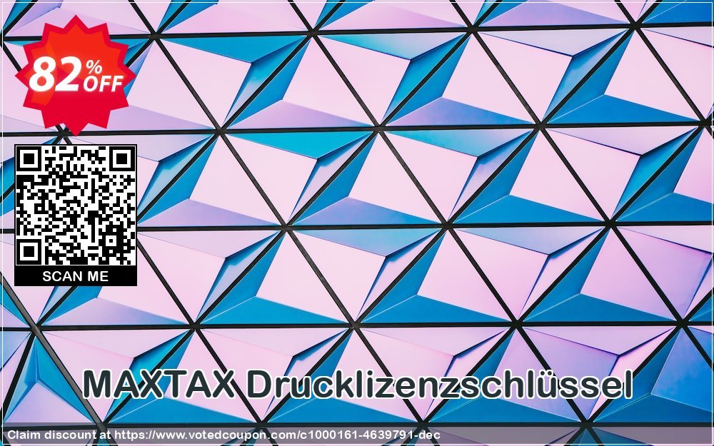 MAXTAX Drucklizenzschlüssel voted-on promotion codes