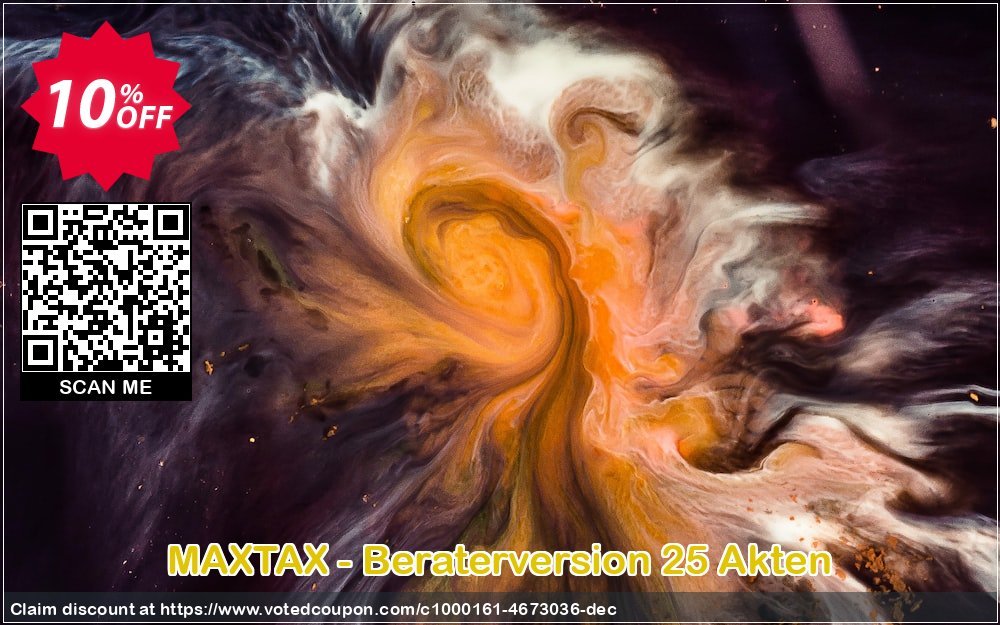MAXTAX - Beraterversion 25 Akten Coupon Code May 2024, 10% OFF - VotedCoupon