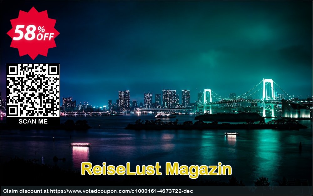 ReiseLust Magazin Coupon, discount MAXTAX-Starter Spar-ABO. Promotion: marvelous sales code of ReiseLust Magazin 2023