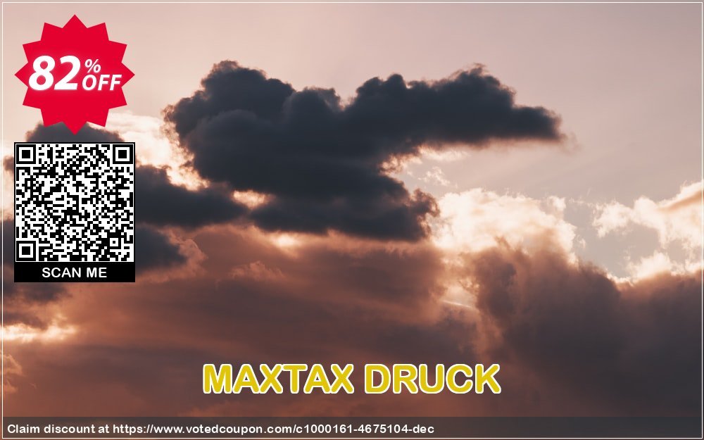 MAXTAX DRUCK Coupon, discount MAXTAX-SPAR-ABO. Promotion: awful discount code of MAXTAX DRUCK-Lizenzschlüssel zum Druck Ihrer Steuererklärung. 2023