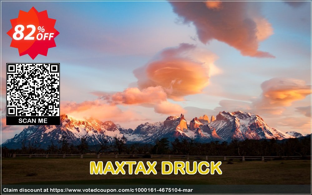 MAXTAX DRUCK Coupon Code Apr 2024, 82% OFF - VotedCoupon