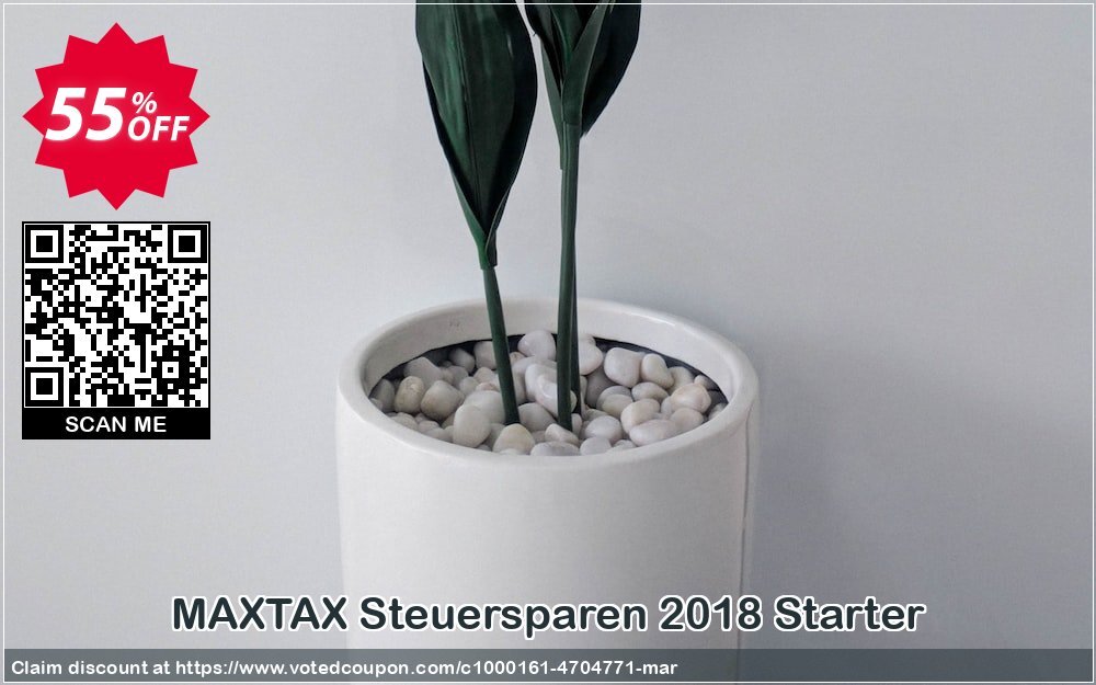 MAXTAX Steuersparen 2018 Starter Coupon Code May 2024, 55% OFF - VotedCoupon