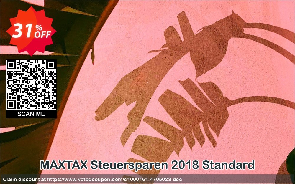 MAXTAX Steuersparen 2018 Standard Coupon, discount MAXTAX SPAR-ABO. Promotion: dreaded promo code of MAXTAX Steuersparen 2023 Standard 2023