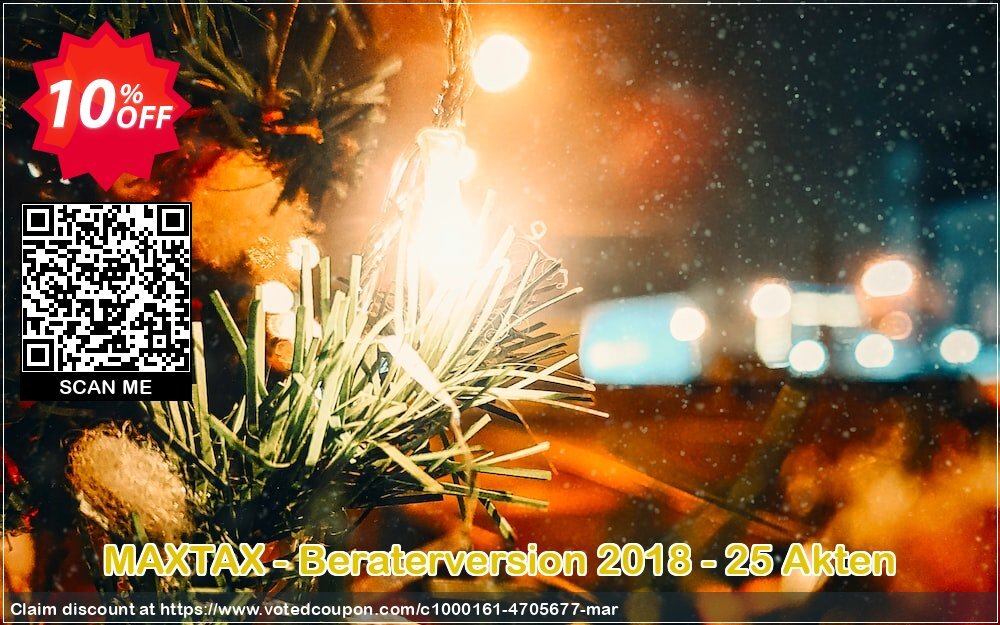 MAXTAX - Beraterversion 2018 - 25 Akten Coupon Code Apr 2024, 10% OFF - VotedCoupon