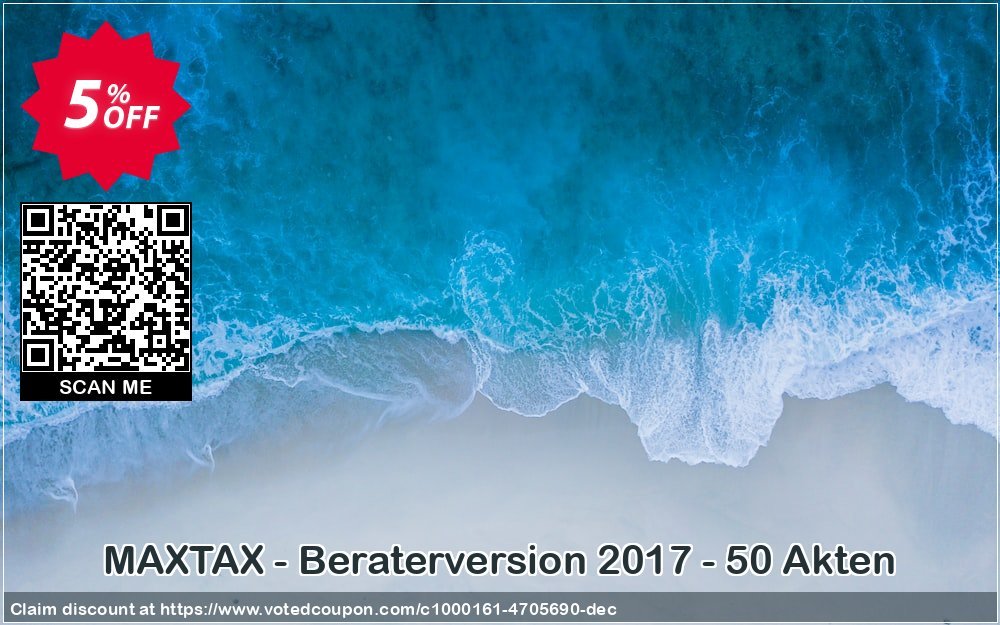 MAXTAX - Beraterversion 2017 - 50 Akten Coupon, discount MAXTAX SPAR-ABO. Promotion: dreaded promotions code of MAXTAX - Beraterversion 2017 - 50 Akten 2023