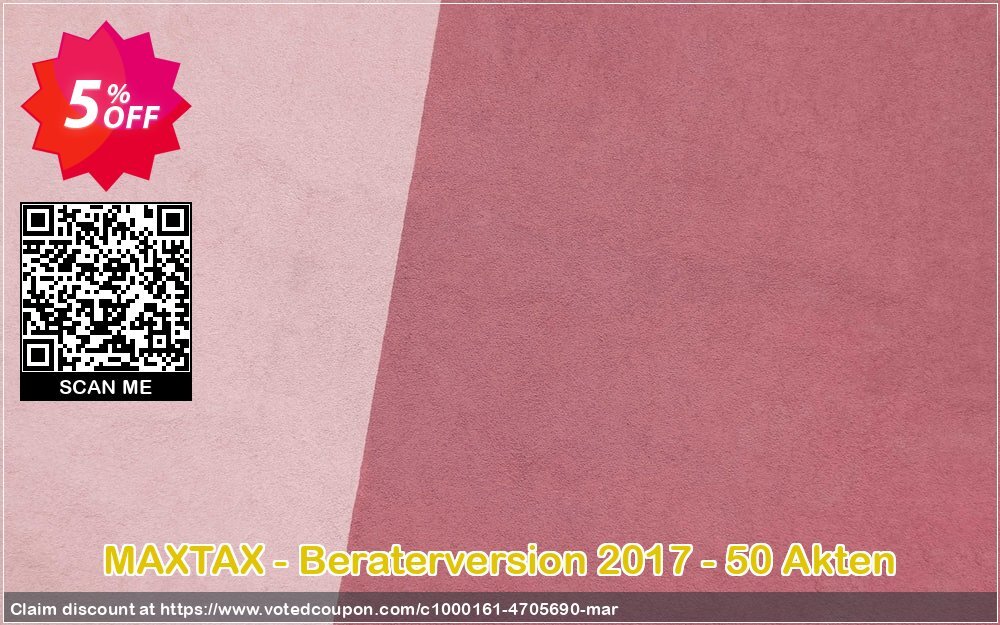 MAXTAX - Beraterversion 2017 - 50 Akten Coupon Code Apr 2024, 5% OFF - VotedCoupon