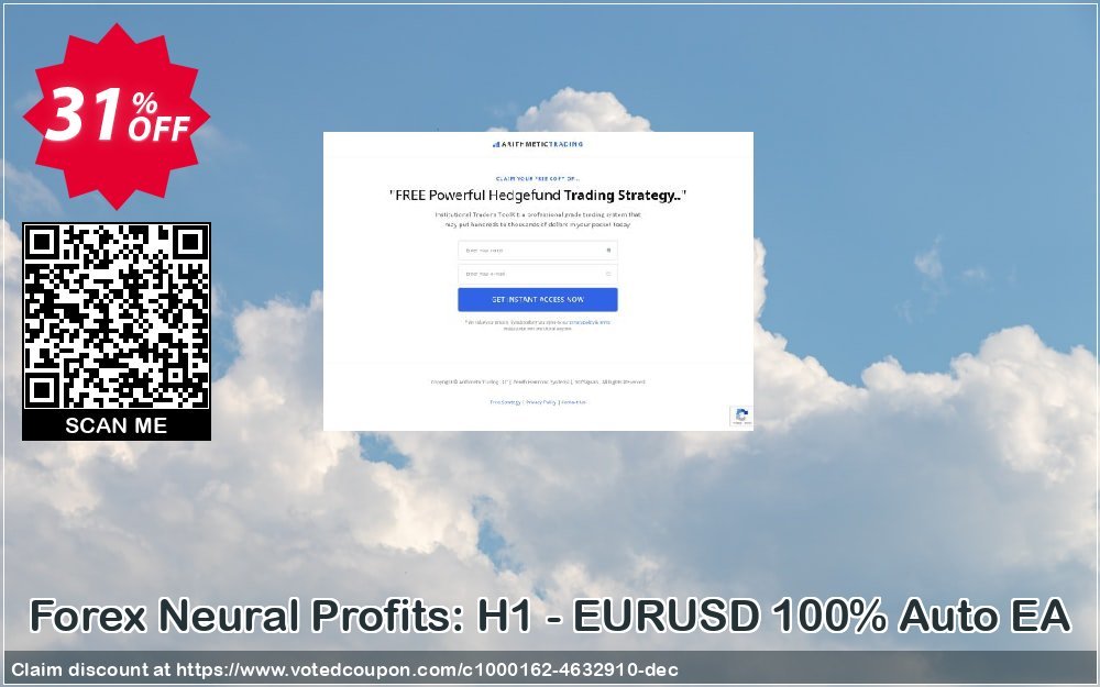 Forex Neural Profits: H1 - EURUSD 100% Auto EA Coupon, discount ForexPeaceArmy. Promotion: amazing discounts code of Forex Neural Profits: H1 - EURUSD 100% Auto EA 2023