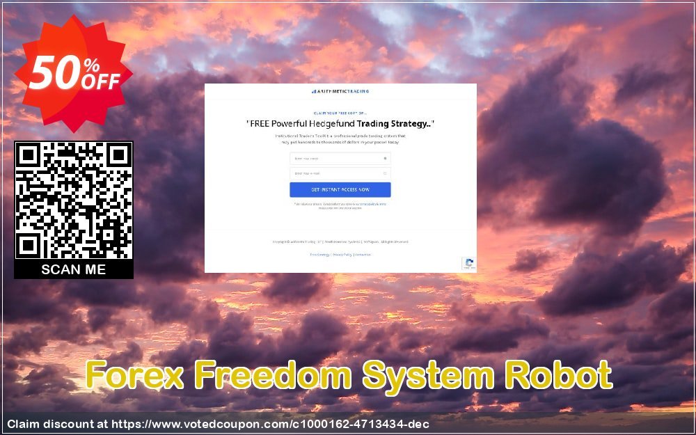 Forex Freedom System Robot Coupon, discount Forex Freedom System Robot stunning deals code 2023. Promotion: stunning deals code of Forex Freedom System Robot 2023