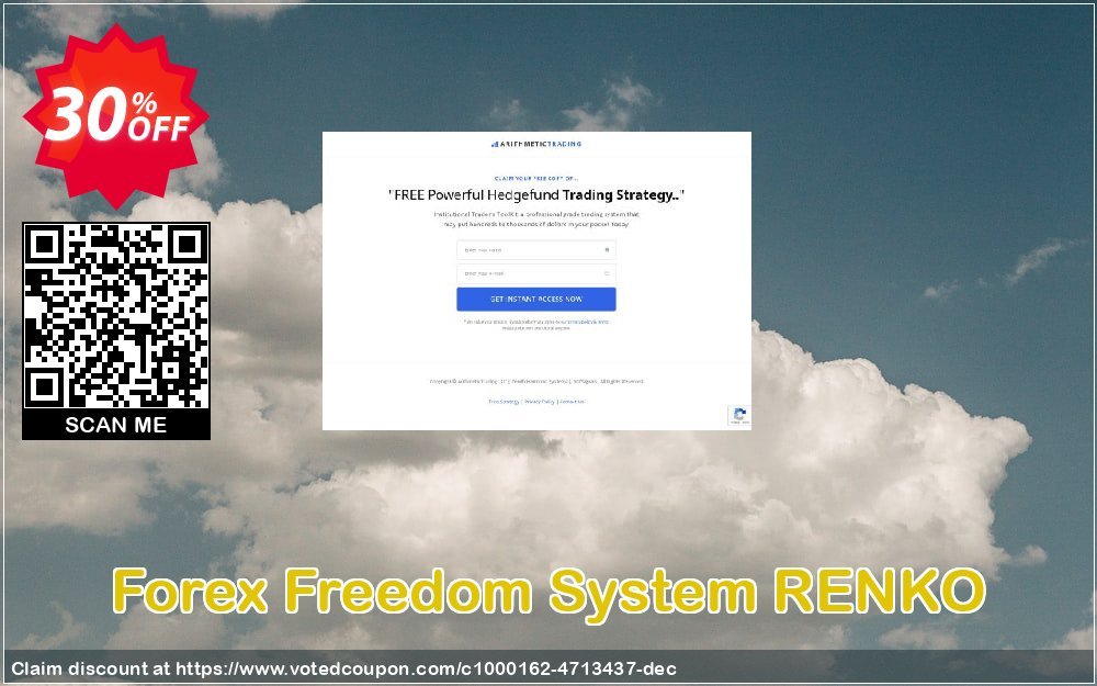 Forex Freedom System RENKO Coupon, discount Forex Freedom System RENKO stirring promo code 2023. Promotion: stirring promo code of Forex Freedom System RENKO 2023