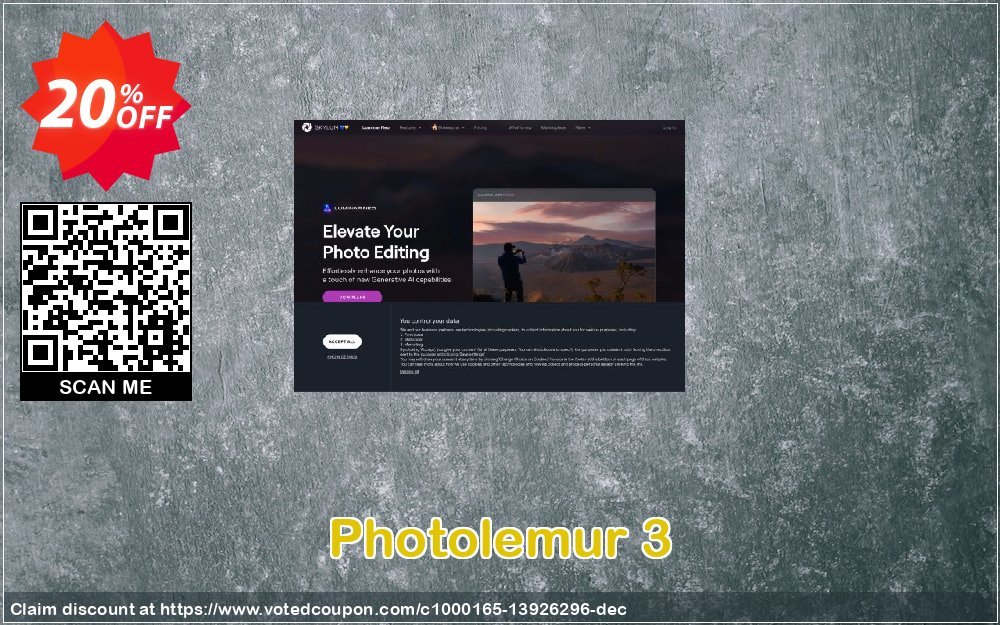 Photolemur 3 Coupon, discount DEROOIJ. Promotion: formidable offer code of Photolemur 3 Single License  2023