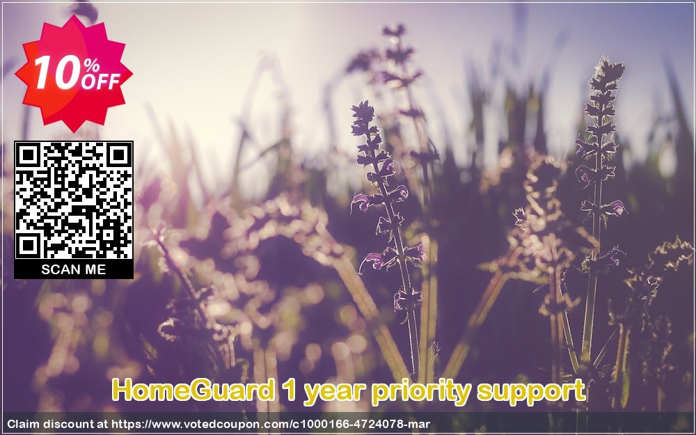 HomeGuard Yearly priority support Coupon Code Mar 2024, 10% OFF - VotedCoupon