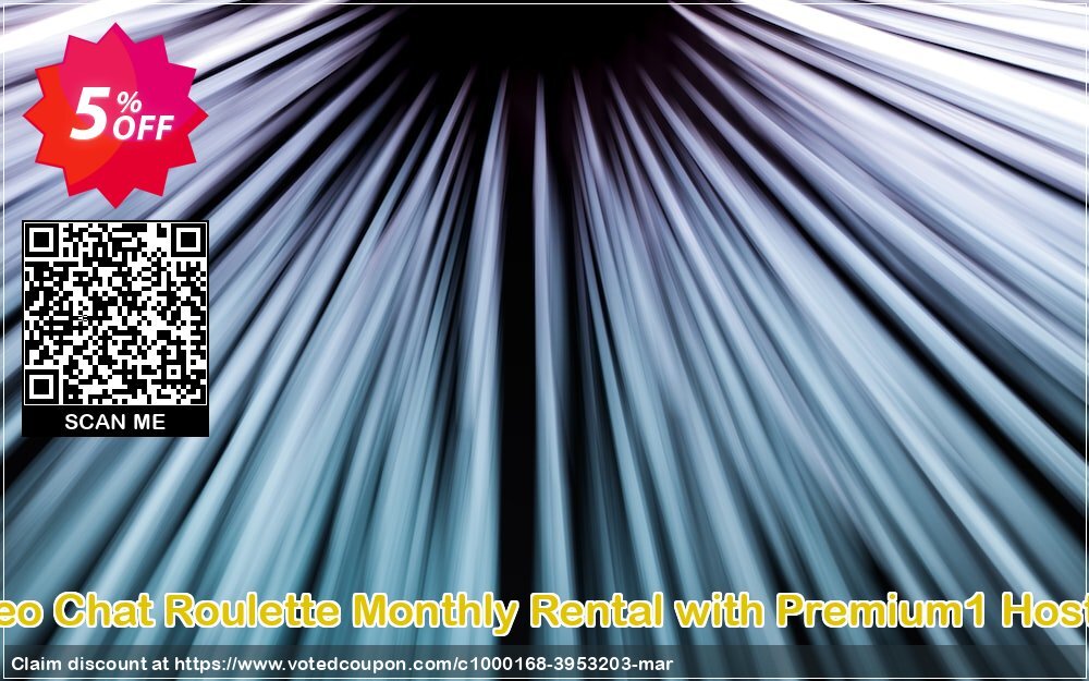 Video Chat Roulette Monthly Rental with Premium1 Hosting voted-on promotion codes