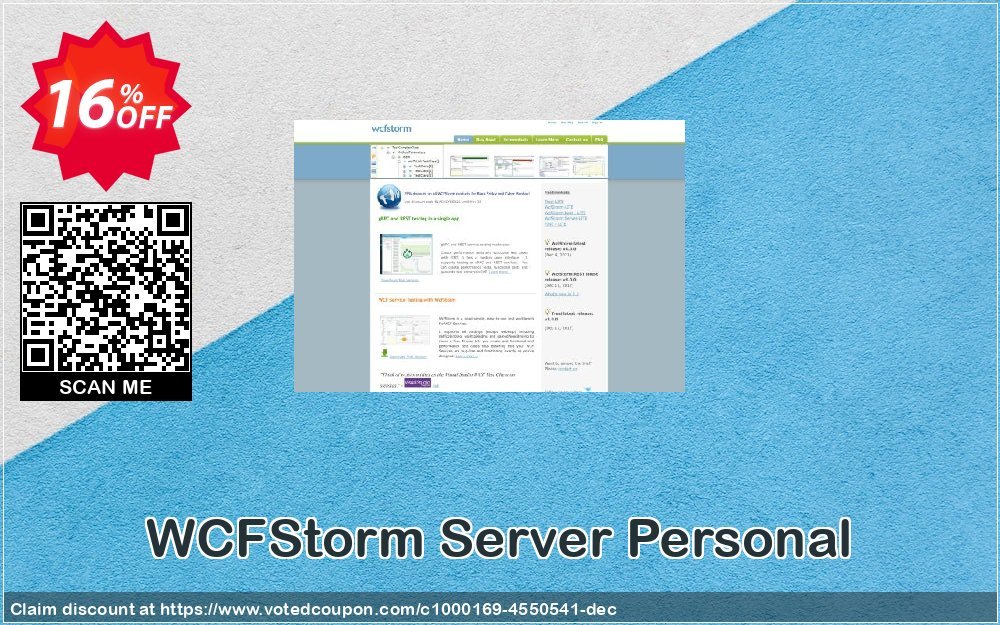 WCFStorm Server Personal Coupon, discount BUNDLEPROMO. Promotion: big discounts code of WCFStorm Server Personal (with 1 YR Subscription) 2023