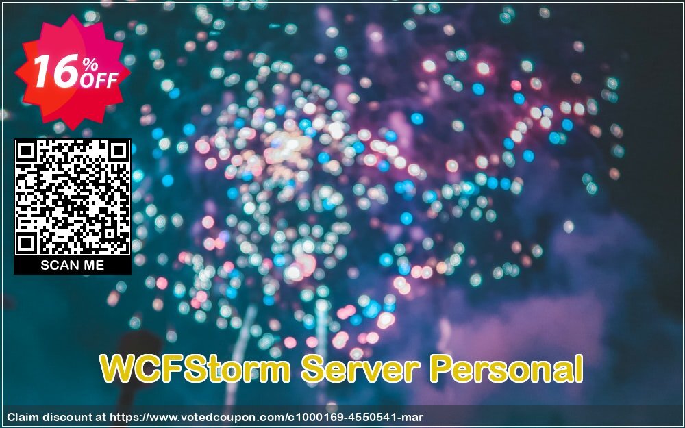 WCFStorm Server Personal Coupon, discount BUNDLEPROMO. Promotion: big discounts code of WCFStorm Server Personal (with 1 YR Subscription) 2024