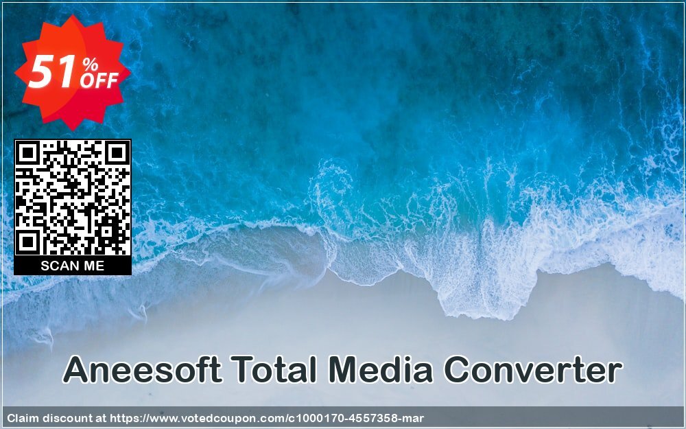 Aneesoft Total Media Converter Coupon Code Jun 2024, 51% OFF - VotedCoupon