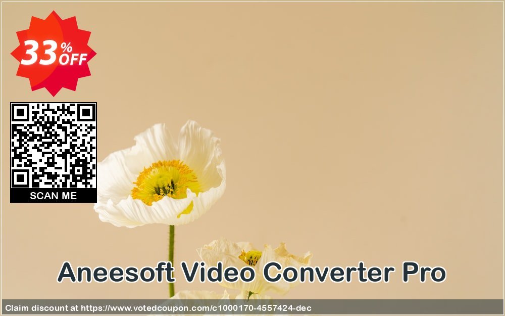 Aneesoft Video Converter Pro Coupon, discount Aneesoft Video Converter Pro amazing sales code 2023. Promotion: amazing sales code of Aneesoft Video Converter Pro 2023