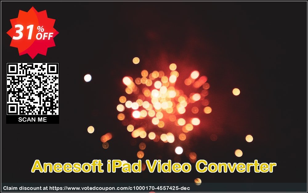 Aneesoft iPad Video Converter Coupon, discount Aneesoft iPad Video Converter stunning deals code 2023. Promotion: stunning deals code of Aneesoft iPad Video Converter 2023