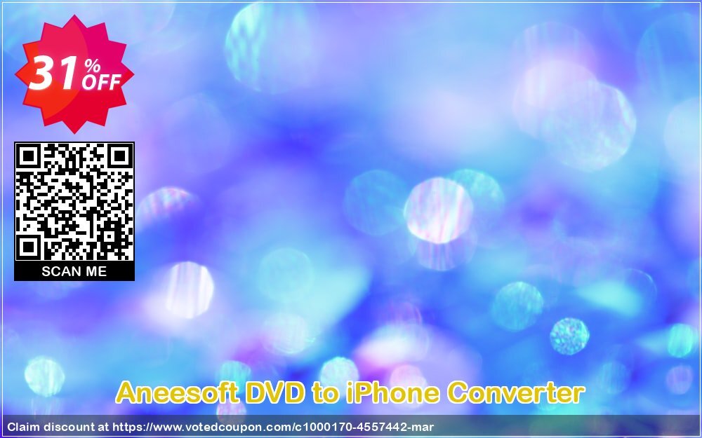 Aneesoft DVD to iPhone Converter Coupon, discount Aneesoft DVD to iPhone Converter hottest promo code 2024. Promotion: hottest promo code of Aneesoft DVD to iPhone Converter 2024