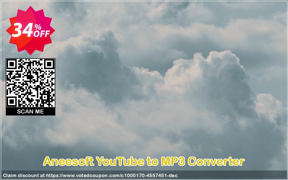 Aneesoft YouTube to MP3 Converter Coupon, discount Aneesoft YouTube to MP3 Converter stirring promotions code 2023. Promotion: stirring promotions code of Aneesoft YouTube to MP3 Converter 2023