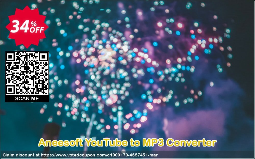 Aneesoft YouTube to MP3 Converter Coupon, discount Aneesoft YouTube to MP3 Converter stirring promotions code 2024. Promotion: stirring promotions code of Aneesoft YouTube to MP3 Converter 2024