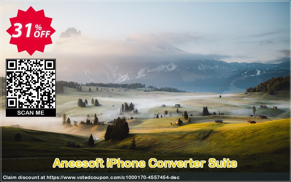 Aneesoft iPhone Converter Suite Coupon, discount Aneesoft iPhone Converter Suite fearsome offer code 2023. Promotion: fearsome offer code of Aneesoft iPhone Converter Suite 2023