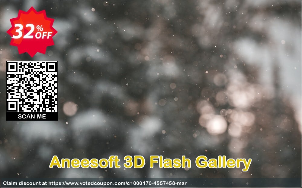 Aneesoft 3D Flash Gallery Coupon, discount Aneesoft 3D Flash Gallery wondrous promotions code 2024. Promotion: wondrous promotions code of Aneesoft 3D Flash Gallery 2024