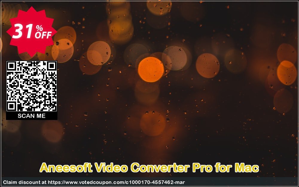 Aneesoft Video Converter Pro for MAC Coupon Code May 2024, 31% OFF - VotedCoupon