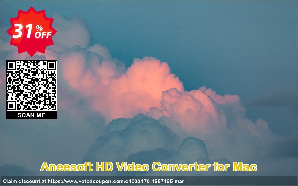 Aneesoft HD Video Converter for MAC Coupon, discount Aneesoft HD Video Converter for Mac hottest promotions code 2024. Promotion: hottest promotions code of Aneesoft HD Video Converter for Mac 2024